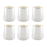 Lumiere Gold Rim Tumblers
